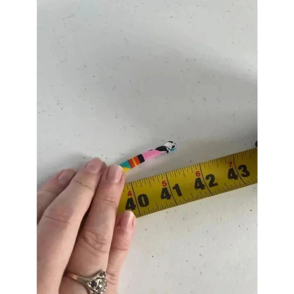 Women's OP Multicolor String Bikini Swimsuit Boho Beach Size S 0308 - Picture 8 of 12